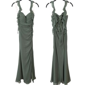 Azazie Eucalyptus Dress